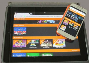 spelen met tablet en smartphone