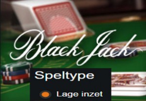Blackjack spelen met lage inzet