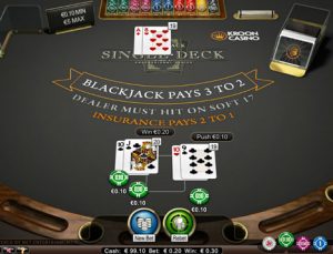 blackjack kaarten splitsen