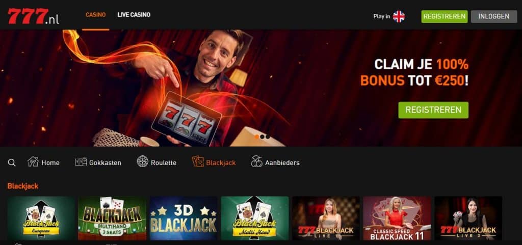 review casino 777 blackjack welkomstbonus