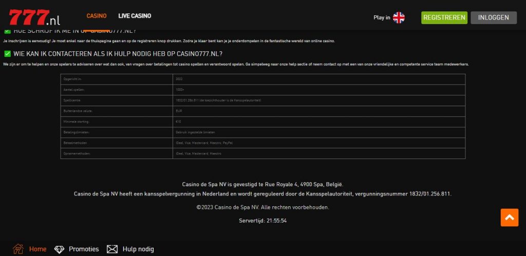 blackjack review casino footer